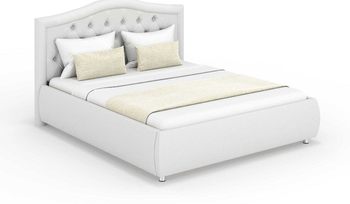 Кровать 120х200 см Димакс Эридан с п/м Nitro White