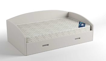 Кровать с ящиками Димакс Априлия Nitro White